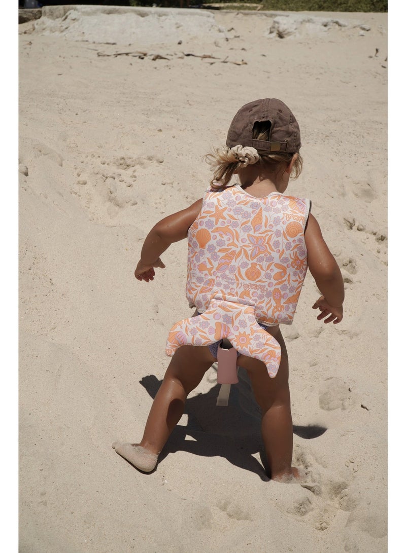 Sunnylife Kids Swim Vest 1-2 Ocean Magic Pink 3D – Kids Swim Vest Ocean Magic Pink 3D (1-2 Years) – Adjustable and Safe Toddler Life Jacket for Pools and Beaches - Image 3